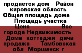 продается дом › Район ­ кировская область › Общая площадь дома ­ 150 › Площадь участка ­ 245 › Цена ­ 2 000 000 - Все города Недвижимость » Дома, коттеджи, дачи продажа   . Тамбовская обл.,Моршанск г.